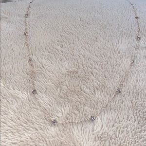 Sterling Silver & Cubic Zirconia Necklace